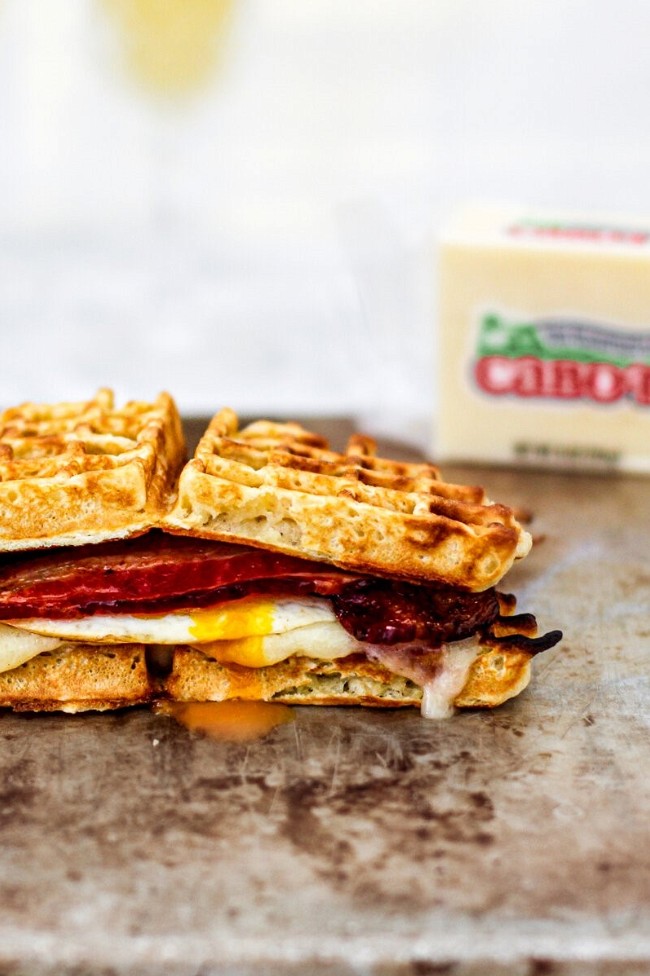 Image of Waffle Breakfast Sandwiches