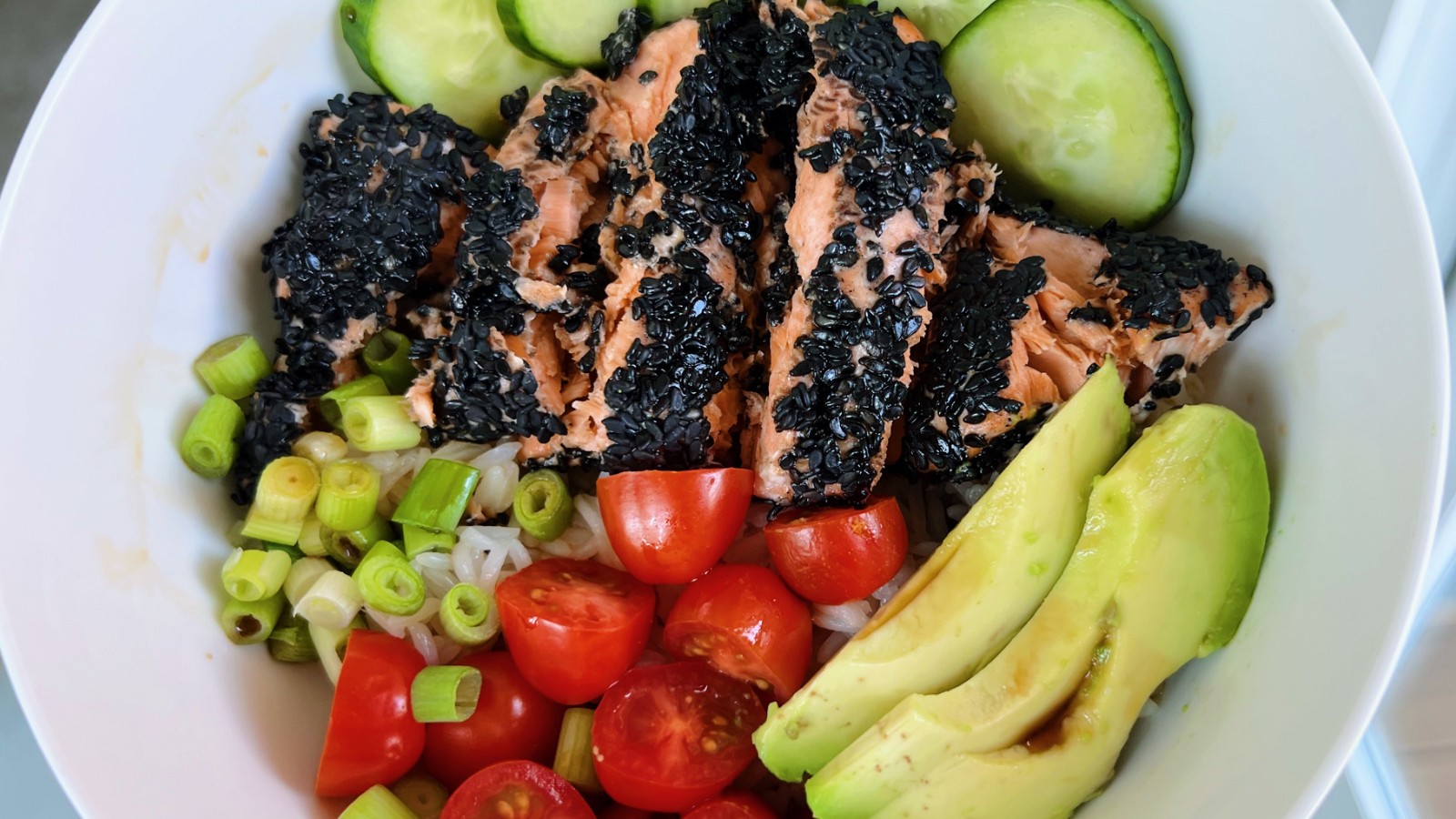 Image of Spicy Sesame Salmon Bowl
