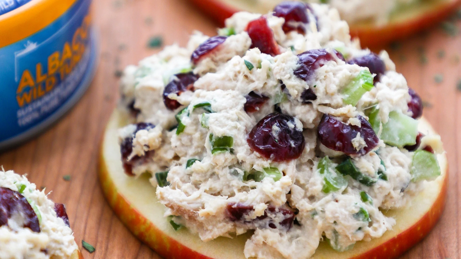 Cranberry Apple Tuna Salad Bites | Wild Planet Foods recipe