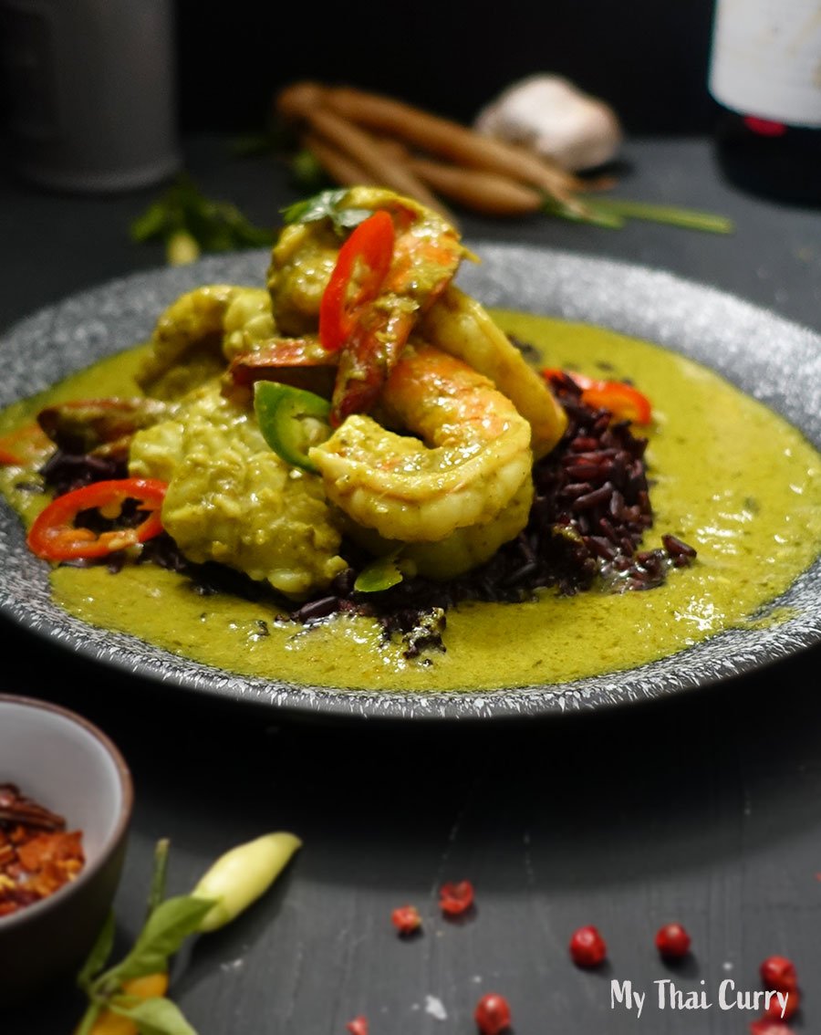 Monkfish thai green store curry