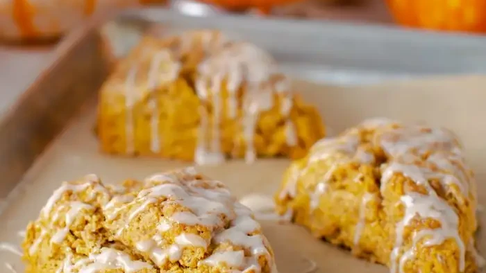 Image of Glazed Pumpkin Scones