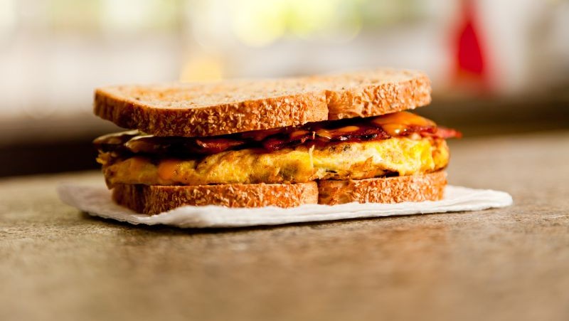 Image of French Egg and Bacon Sandwich