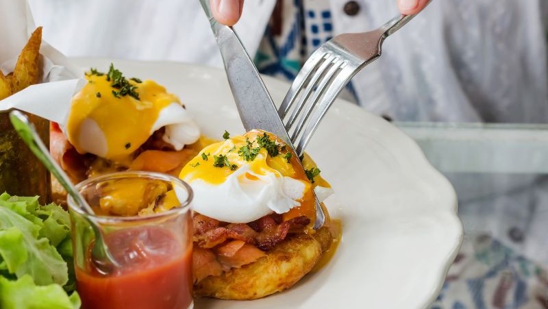 Image of Cajun-Style Eggs Benedict