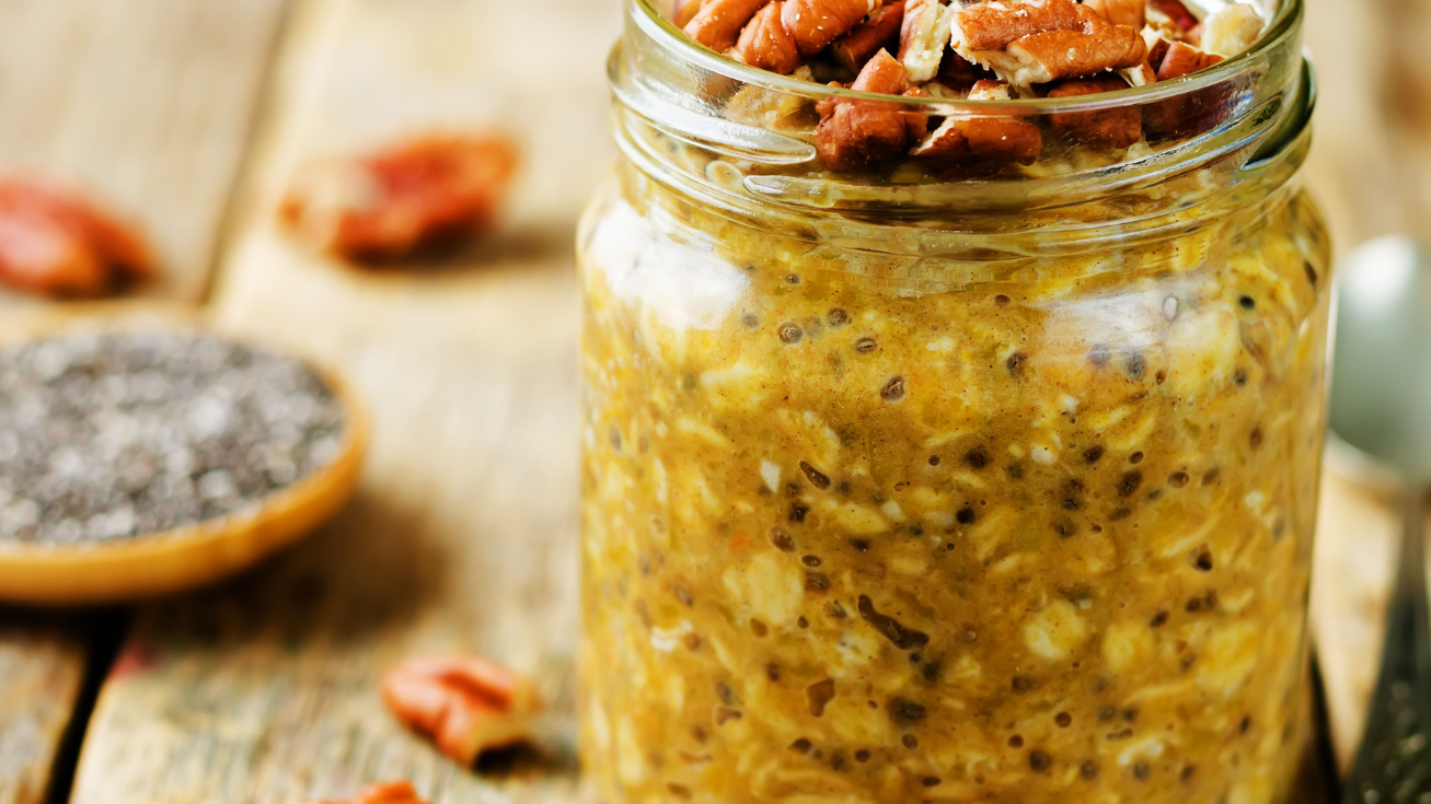 Image of Pumpkin Pie Latte Overnight Oats