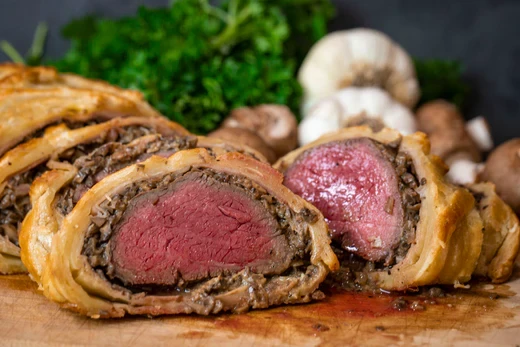 Image of Beef Wellington on the Grill
