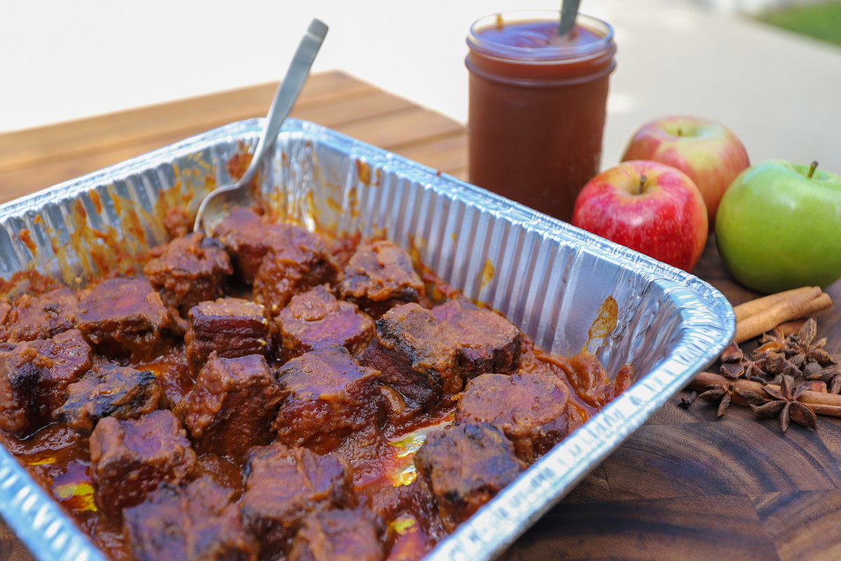 Pumpkin Spice Pork Belly Burnt Ends