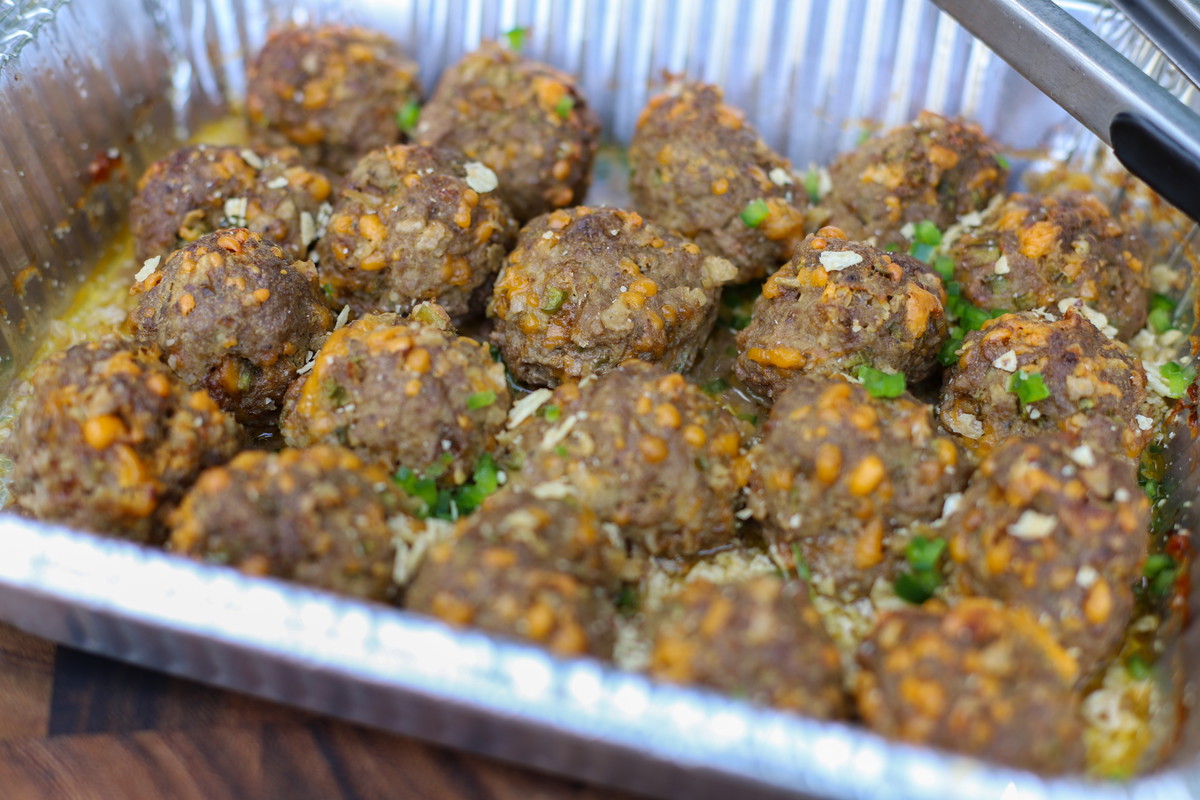 Jalapeno Cheddar Meatballs