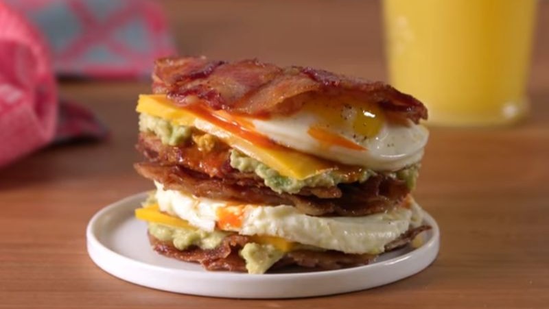 Image of Bacon Weave Breakfast Sandwich