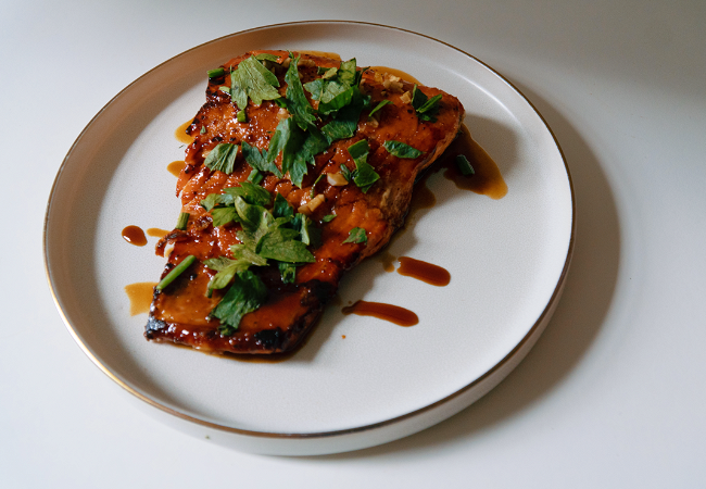Image of Pomegranate Glazed Salmon