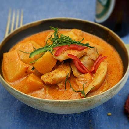 Image of Thai Red Chicken Curry with Butternut Squash