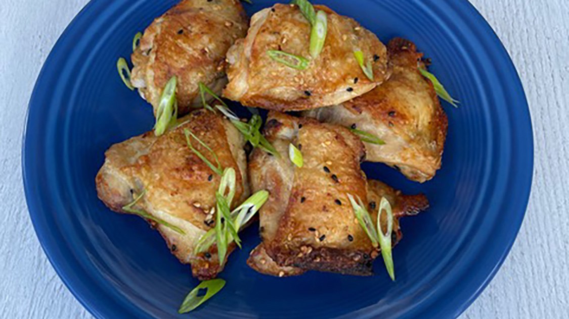 Image of Air-Fried Chicken Thighs