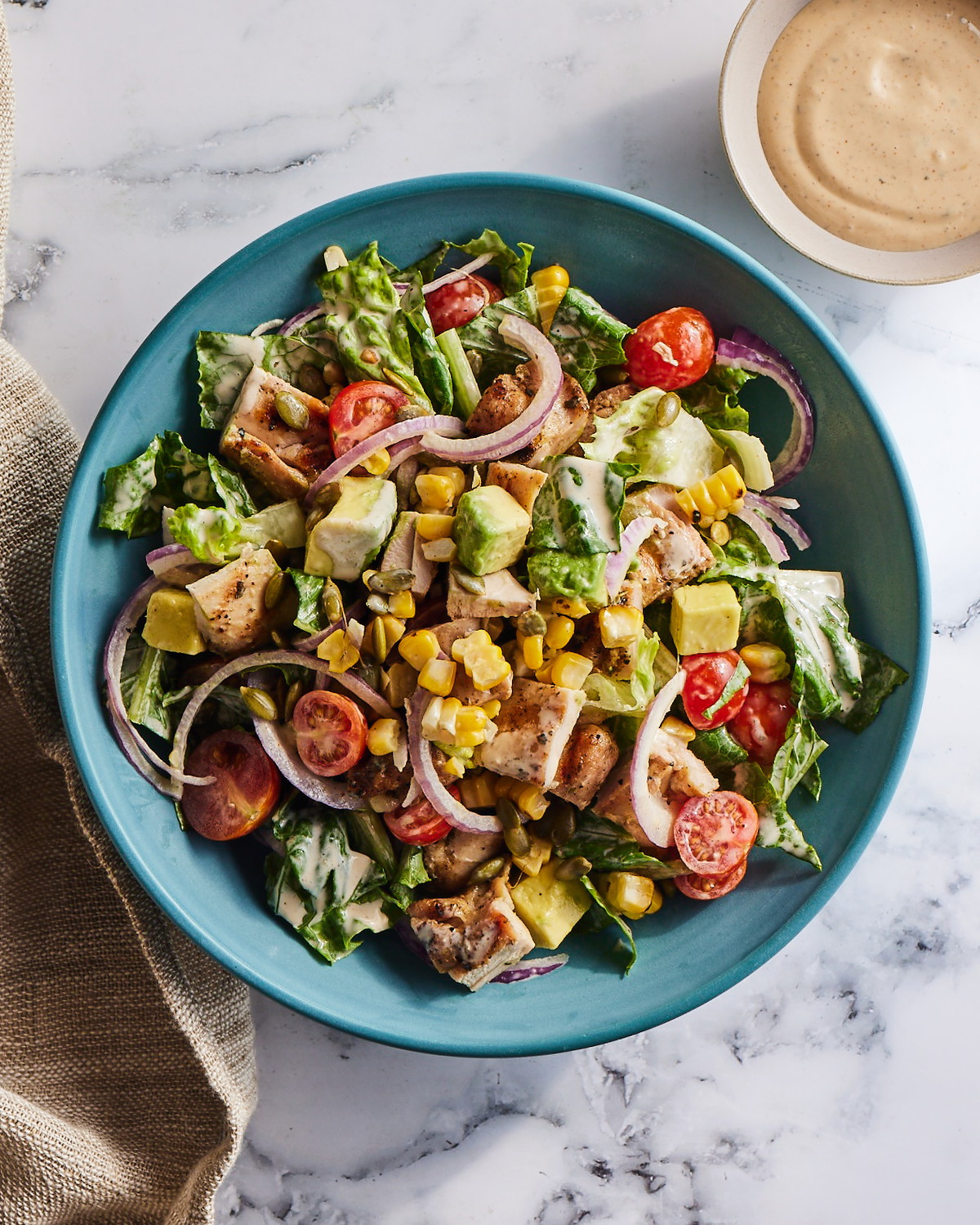 Chopped Chipotle Ranch Chicken Salad