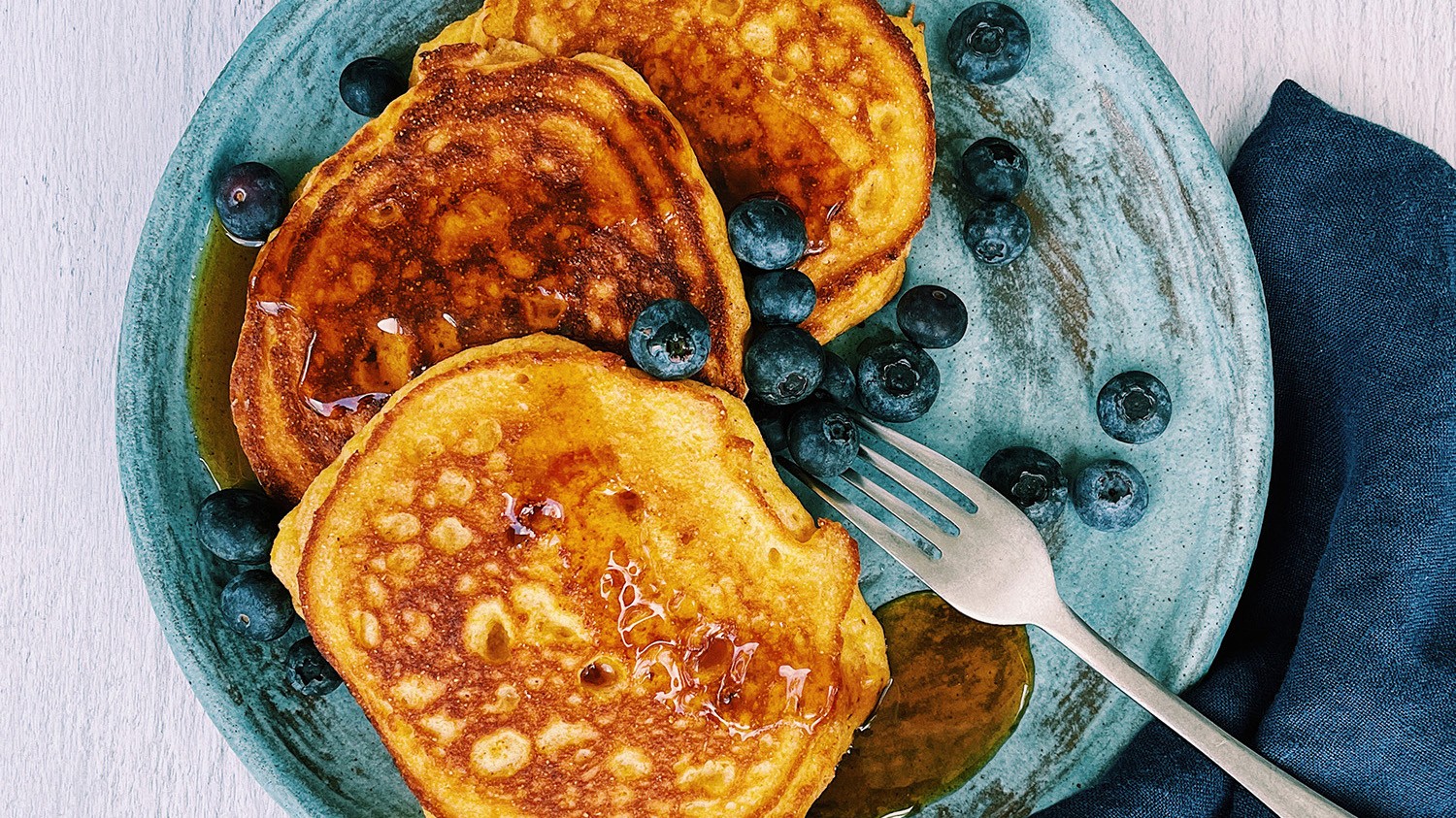 Image of Cornmeal Buttermilk Pancakes