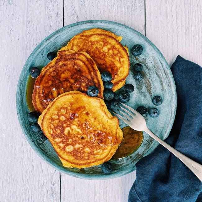 Image of Cornmeal Buttermilk Pancakes