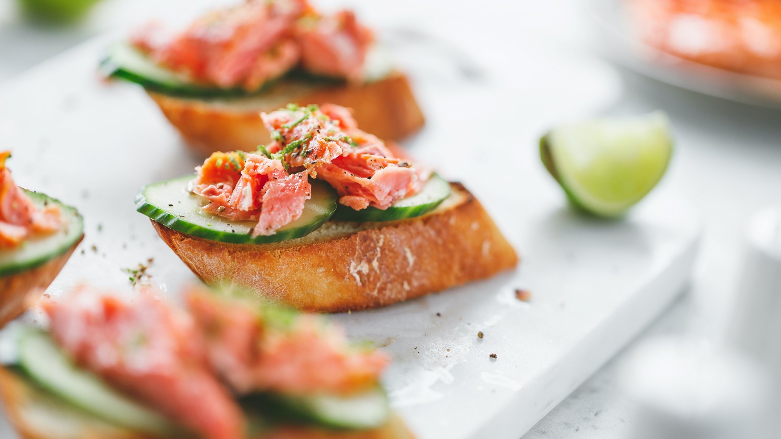 Image of Smoked Salmon Crostinis