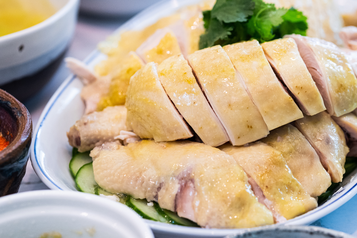 Hainanese Chicken Rice (海南鸡饭)