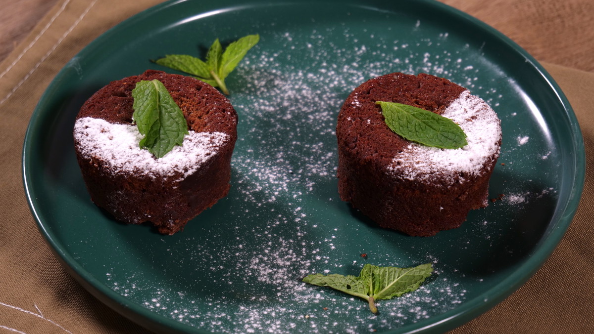 Air fryer Lava Cake