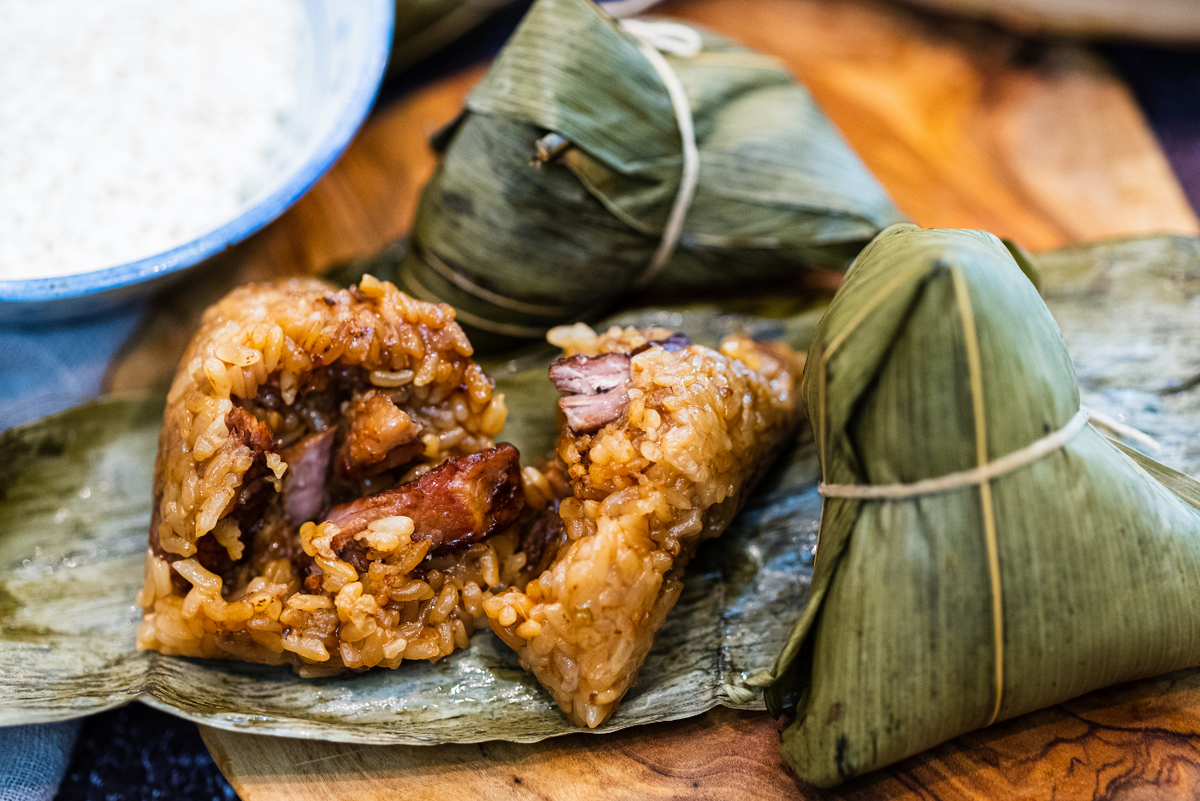 Easy Zongzi Recipe (Sticky Rice Dumpling Wrapped In Bamboo Leaves)