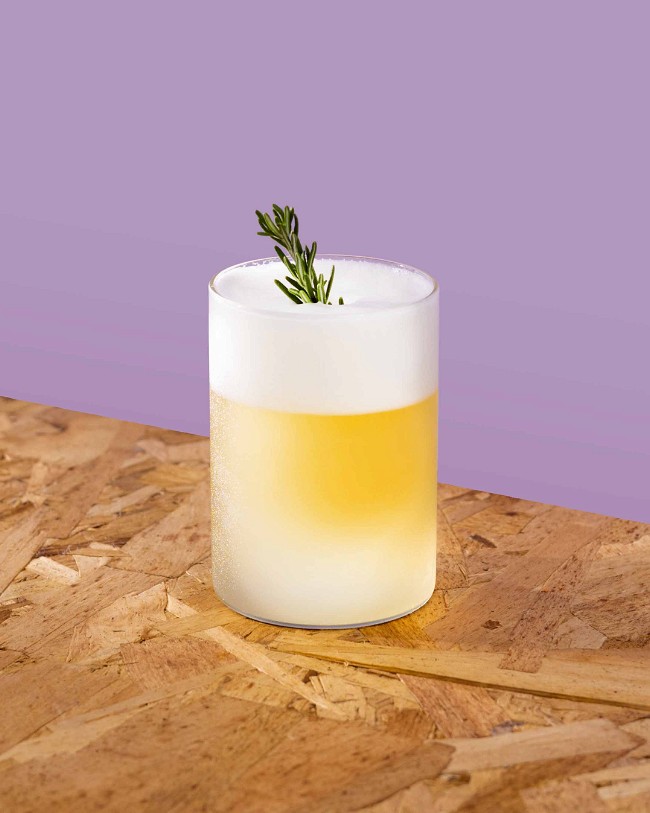 Image of Gin fizz aux pommes