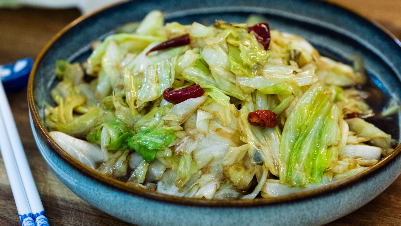 Image of Stir Fry Hand-Torn Cabbage (手撕包菜)