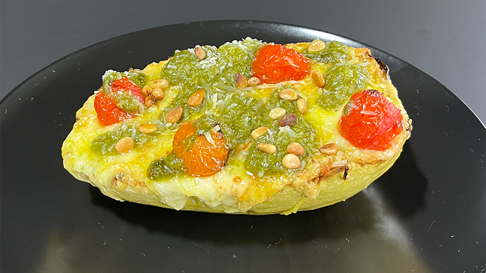 Image of Pesto Spaghetti Squash Bake