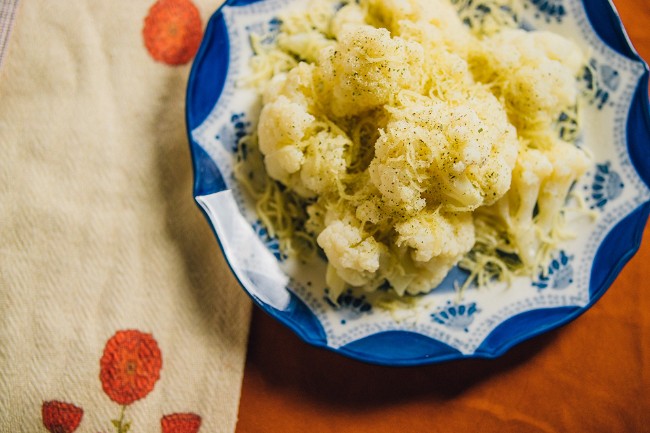 Image of Cauliflower with A Tarragon Dust