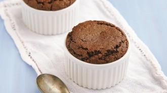 Image of Kleine Schokoladenkuchen mit zartschmelzendem Schokokern