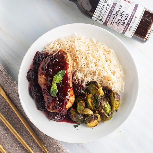 Grilled Blackberry Chipotle Pork