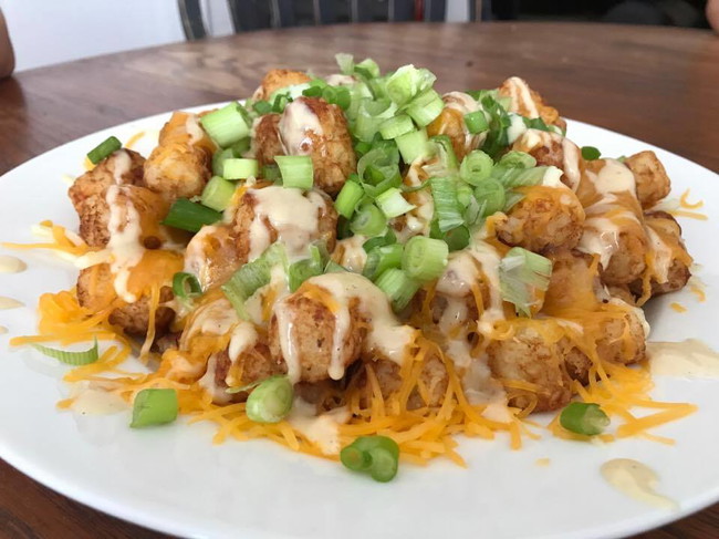 Bacon Aioli n Scallion Tater Tots