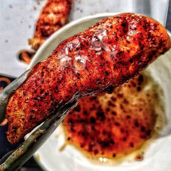 Raspberry Peach Chipotle Grilled Chicken