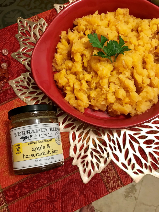Mashed Rutabaga with Apple & Horseradish