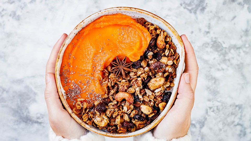 Image of Pumpkin Spice Smoothie-Bowl