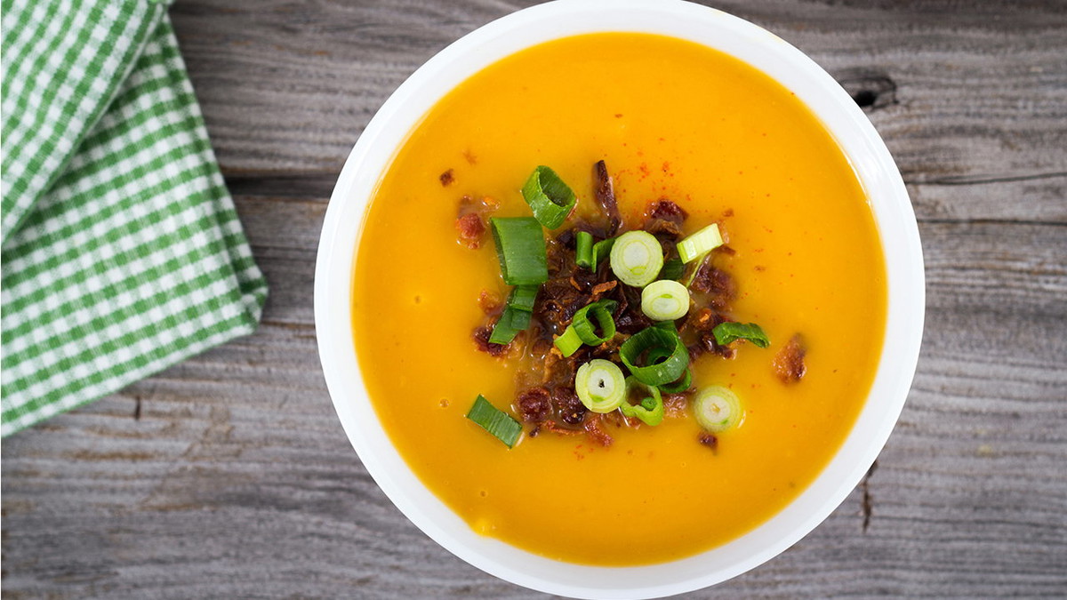 Butternut Squash and Bacon Soup Recipe