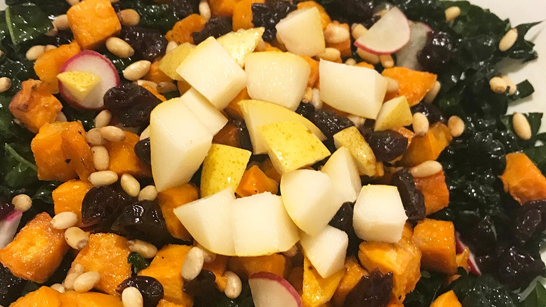 Image of Roasted Butternut Squash and Kale Salad