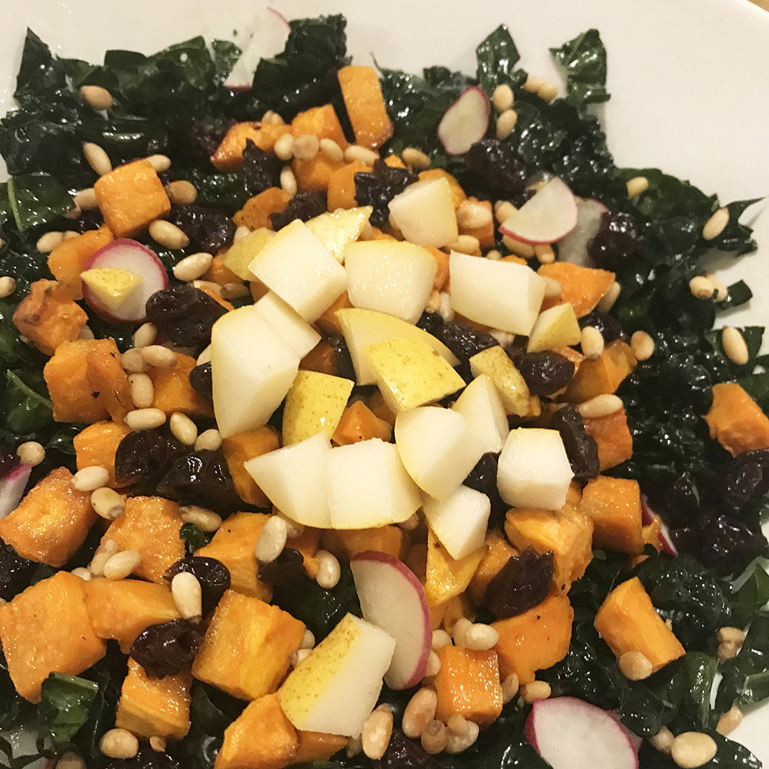 Roasted Butternut Squash and Kale Salad