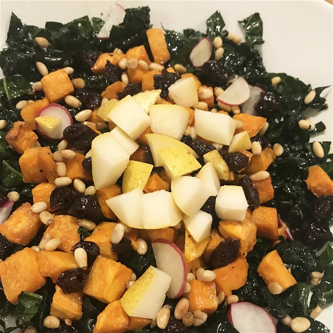 Image of  Roasted Butternut Squash and Kale Salad