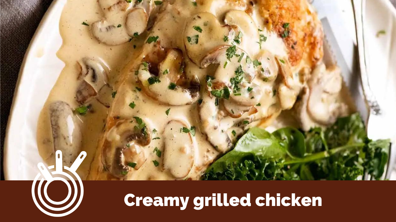 Image of Perfect Grilled chicken in garlic cream curry 