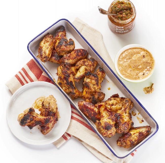 Image of Not Just Pesto Chicken Wings
