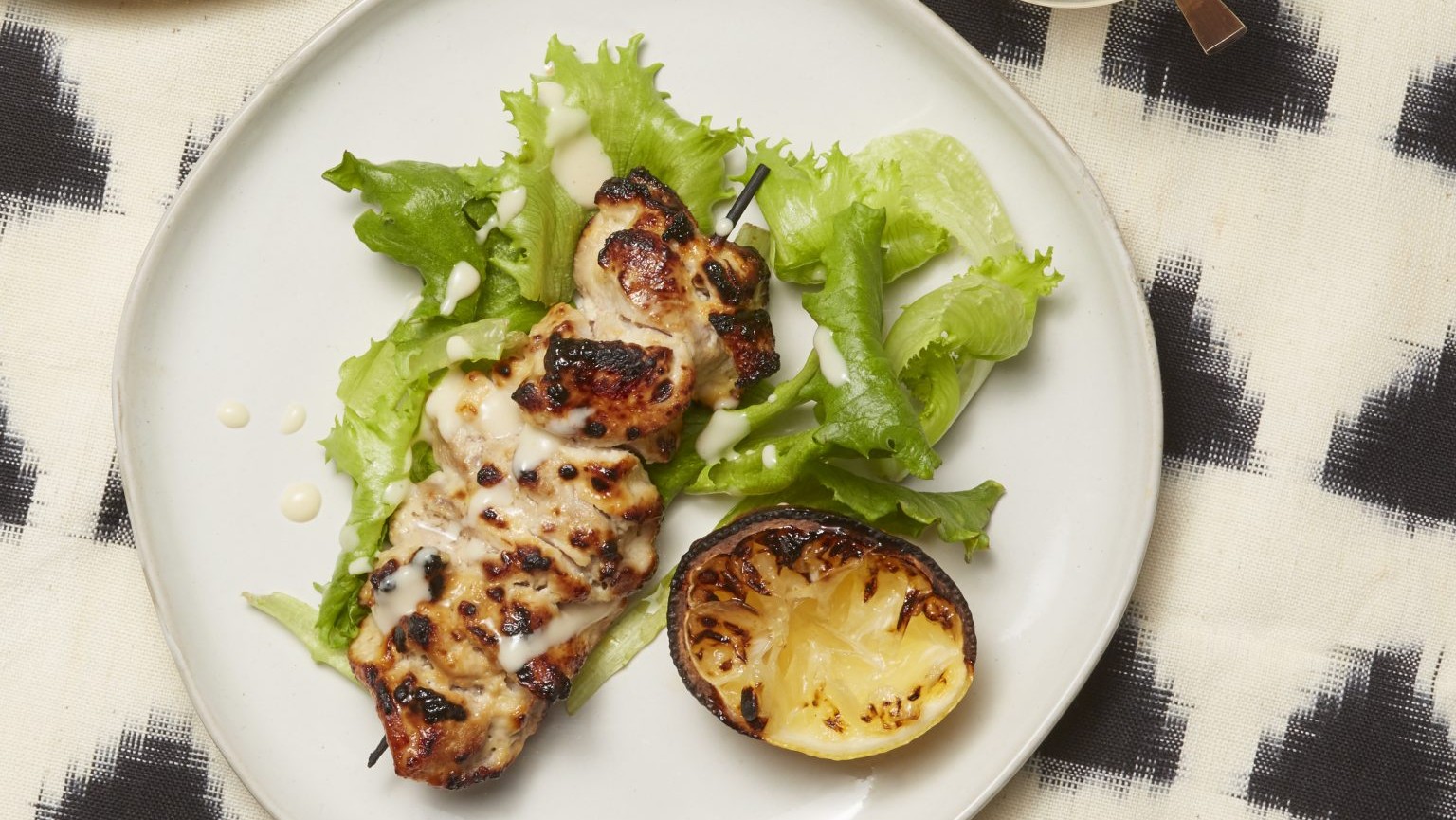 Image of Not Just Salad Dressing  Marinated Chicken Skewers