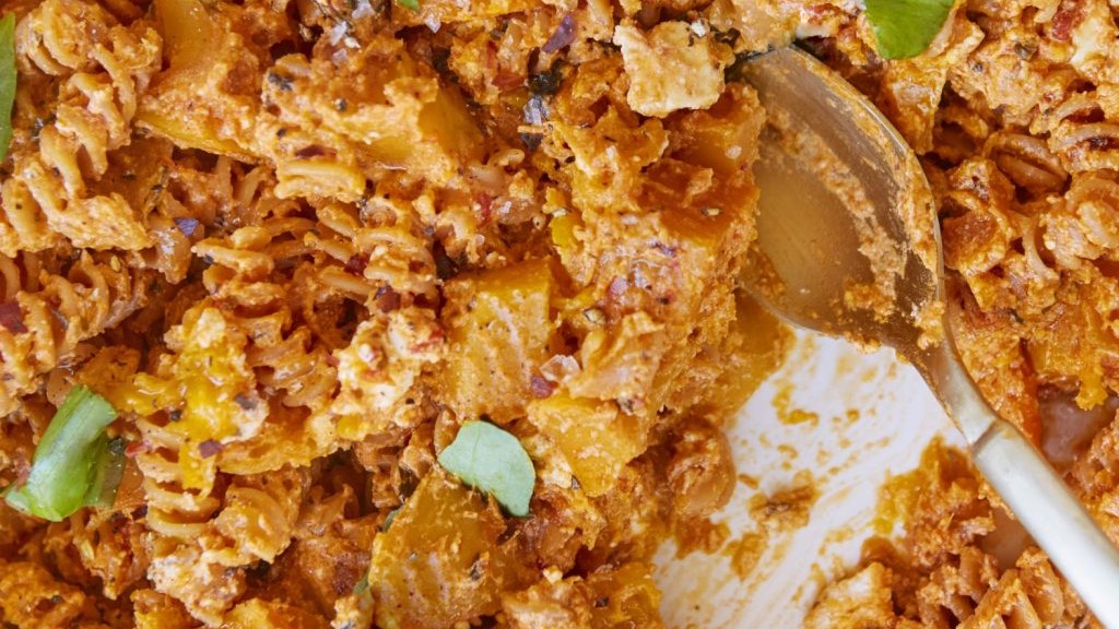 Image of Butternut Feta Pasta Bake 