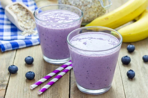 Banana Berry Bergamot Smoothie