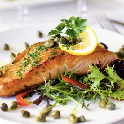 Good Fats: Pan – Fried Salmon with Capers and Cream