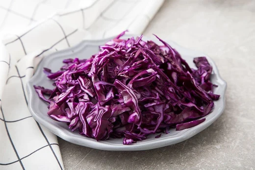Image of Skin Healing Purple Cabbage Slaw (Keto)