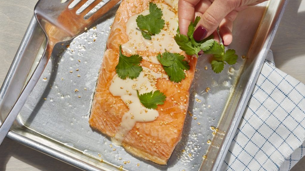 Image of Easy Roasted Salmon with Not Just Salad Dressing