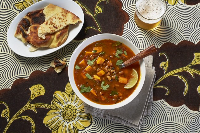 Image of West African Sweet Potato and Black Eyed-Pea Stew
