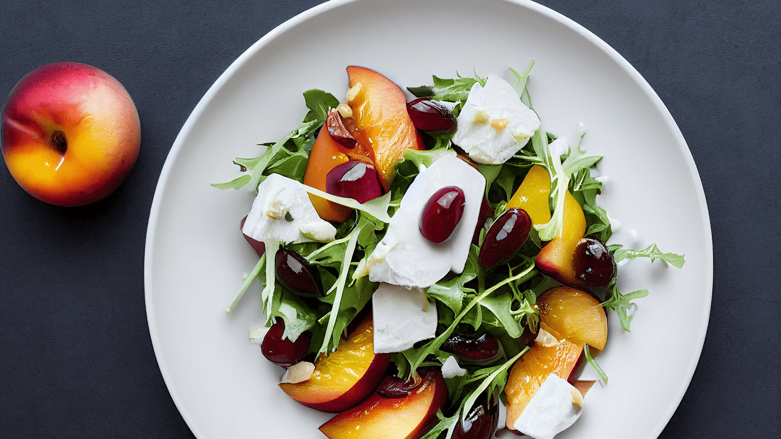Image of Arugula Nectarine Summer Salad