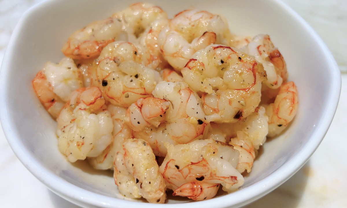 Simply Seared Spot Prawns