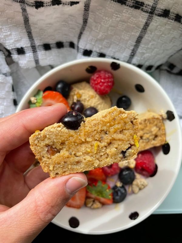 Image of Lemon & blueberry breakfast muffins