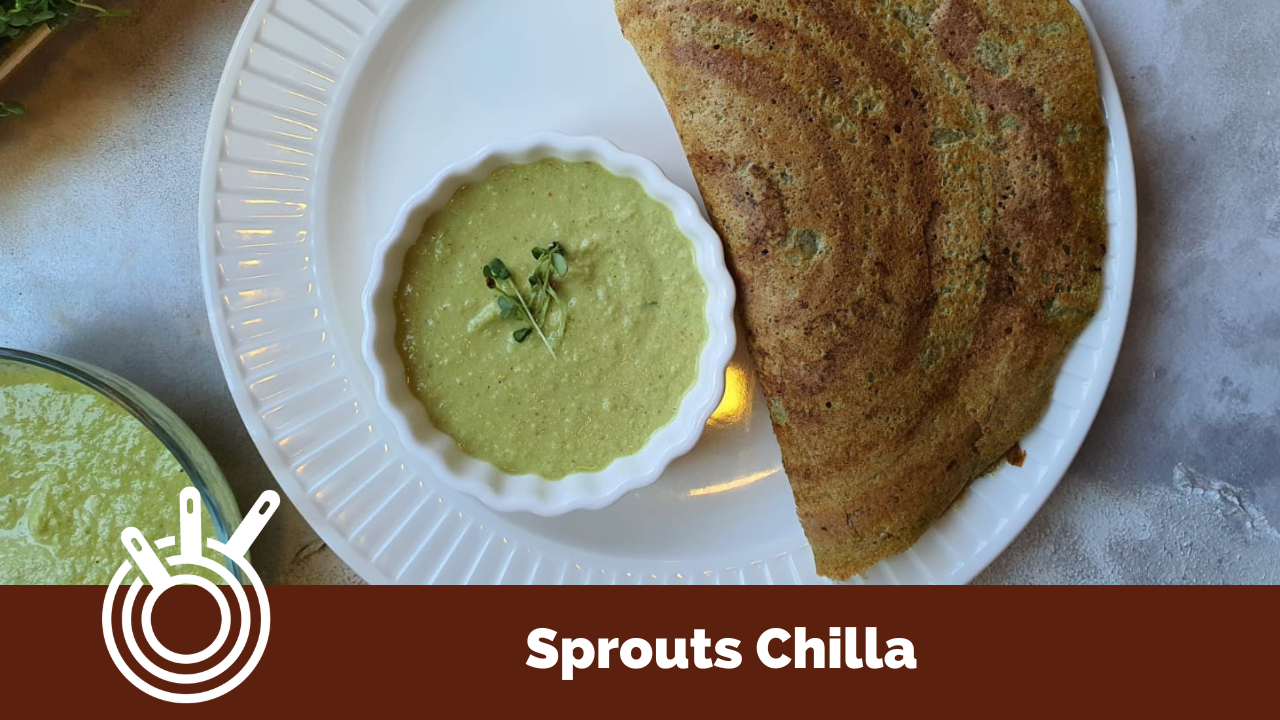 Image of Sprouts chilla is a new recipe to replace your regular sprouts bowl