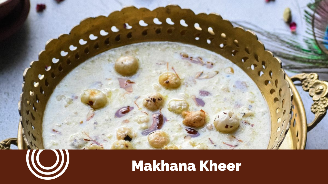 Image of  Best Navratri recipe ever is Makhana kheer